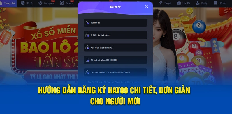 Hướng dẫn thao tác đăng ký HAY88 dễ dàng